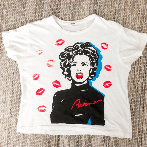 Re/Done Tops - RE/DONE Graphic Comic Tee